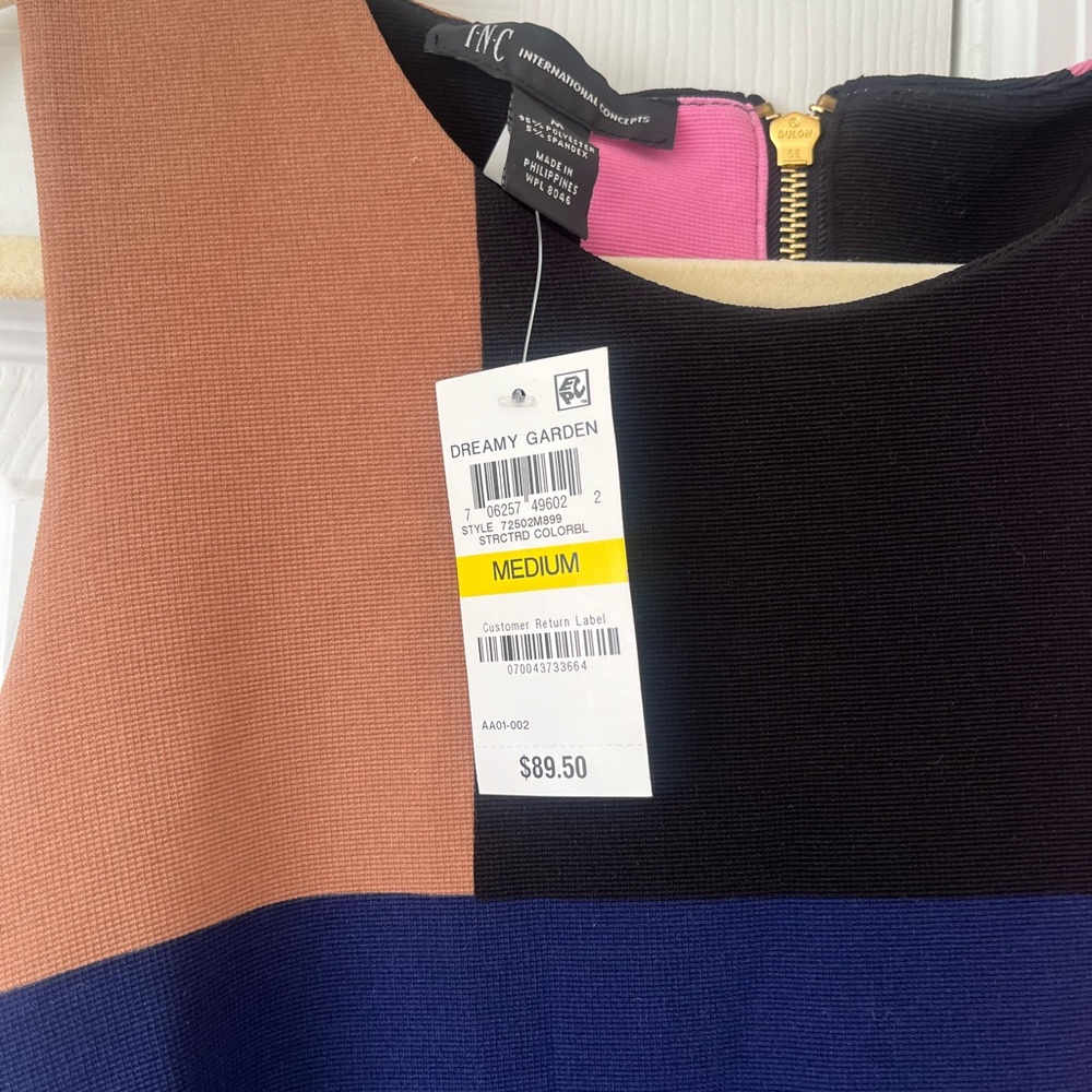 INC Color-blocked Dress - Picture 2 of 3